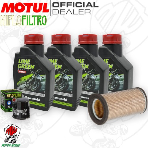 KIT Ölwechselset Motul 5100 10W40 + FILTER Kawasaki ER-5 500 Twister 1999