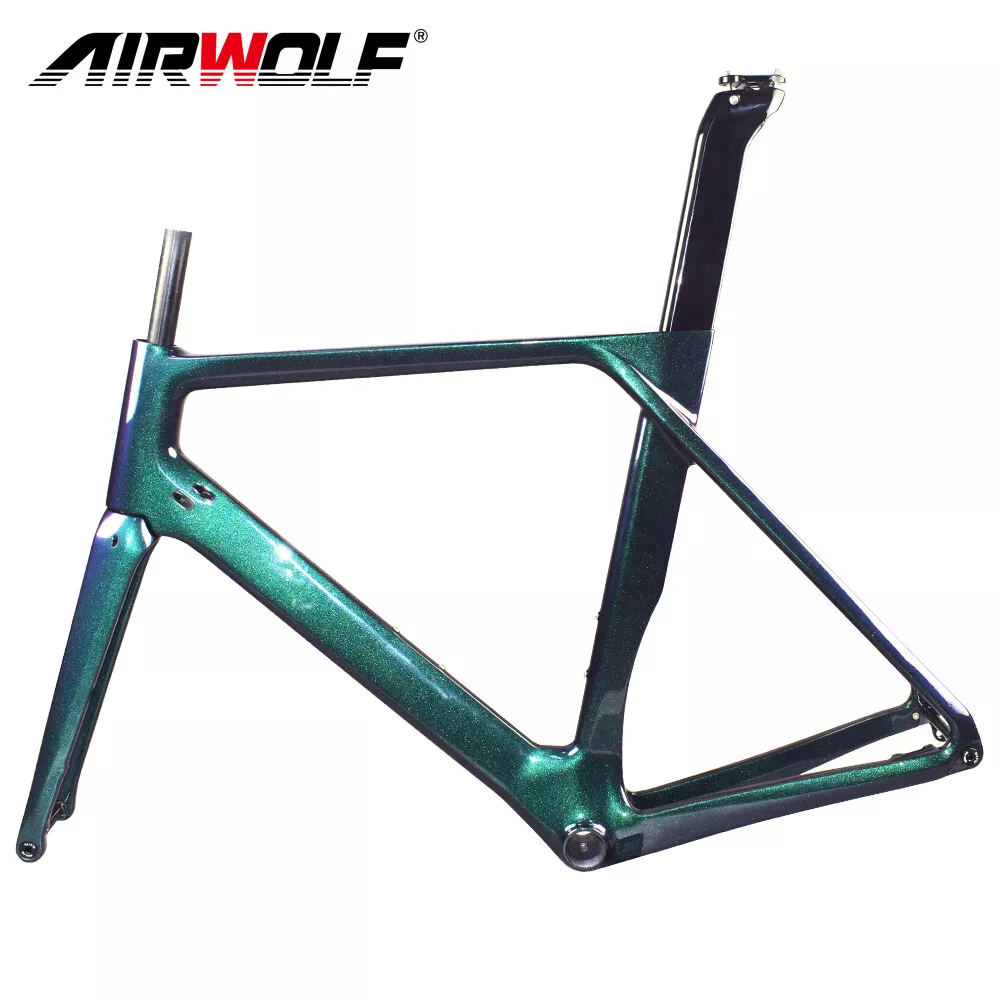 Chameleon Carbon Fiber Bicycle Frameset Road Bike Frame 700C Disc 49 52 54 56cm
