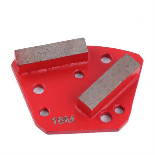 Red 25/30 Grit 3xTrapezoid Diamond Grinding Tool Concrete Leveling Trapezoid - Picture 9 of 24