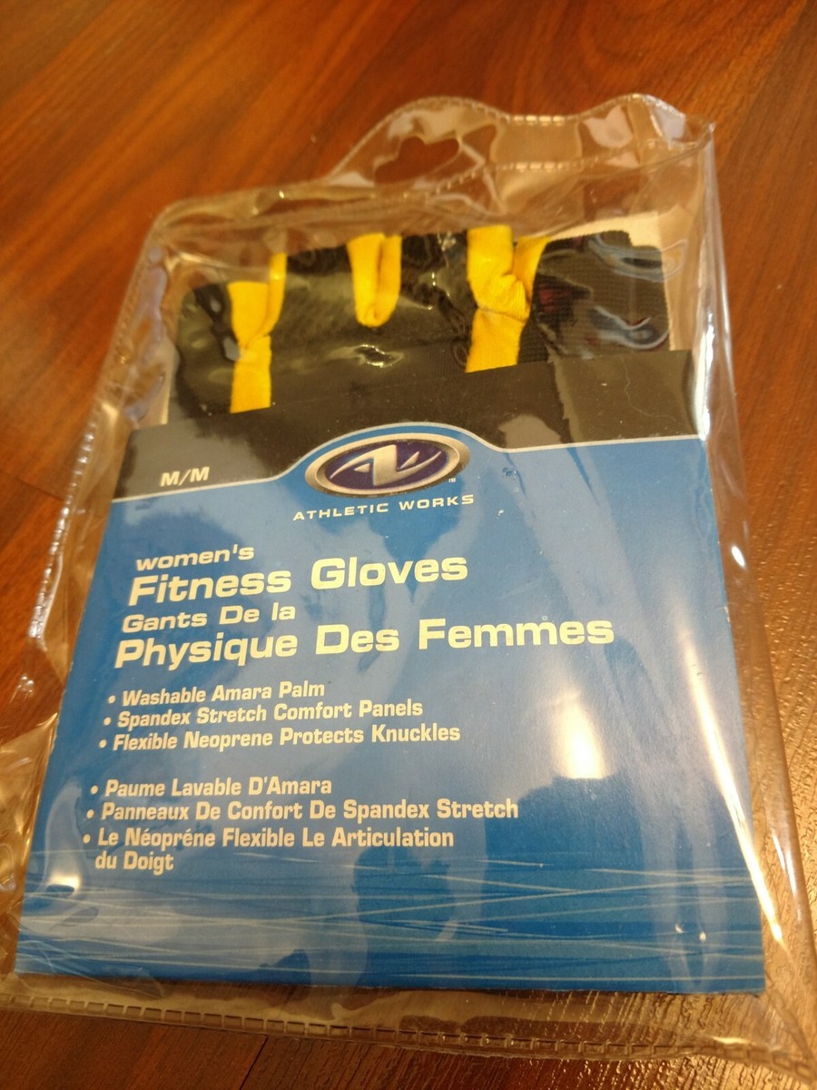 Gants De Fitness Femme Athletic Works – Taille M – Noirs – Neufs Sous Emballage