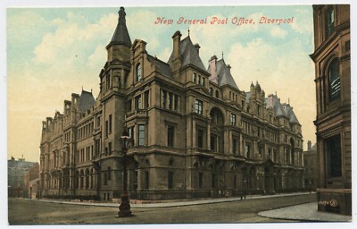 The New General Post Office Liverpool Merseyside Vintage Postcard J3