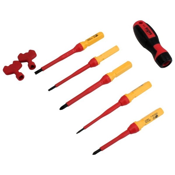 Vde Schraubendreher Set 8-Tlg. 1000V Elektriker Vollisoliert Schlitz Ph Elektro-image