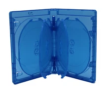 New Viva Elite 8 Disc 25mm Premium Bluray Replacement Movie Storage Box Case