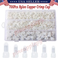 700/300Pcs Closed End Crimp Cap Wire Connectors Terminals 22-10AWG