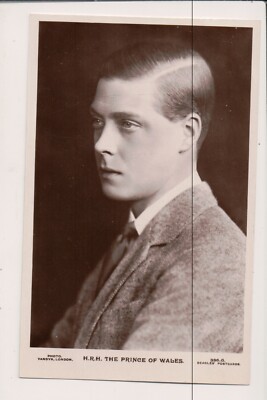 Vintage RPPC King Edward VIII of Great Britain Duke of Windsor