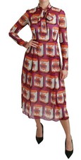 DOLCE & GABBANA Dress Purple Silk Bellezza A-Line Gown IT38 / US4 / XS RRP $3000