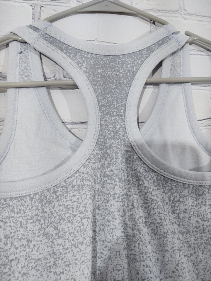 HIND Padded Tennis Tank Women's Running Tennis Yoga Tank Gradient Gray