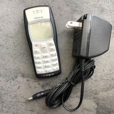 RARE VTG Nokia 1100B Cellular 2G Phone Unlocked Original battery  Charger MINT