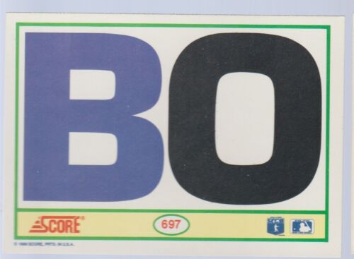 BO JACKSON 1990 Score #697 Iconic Baseball/Football Card / 5 Available NM-MT - Picture 2 of 4