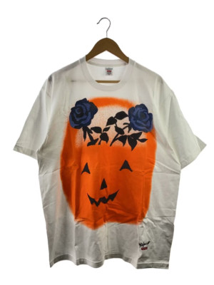 SUPREME YOHJI YAMAMOTO T-Shirt Pumpkin Size XL Cotton Short Sleeve