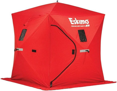Portable Ice Shelter, Quickfish, Pop Up, Backpack Style, Carry Bag, High Thread