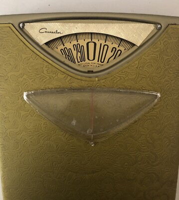 Vintage Counselor Bathroom Scale | eBay