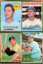 1961 1962 1963 1964 1966 1967 1969 Topps Baseball-Actual Scans of Cards You Pick