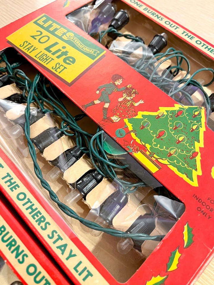 Vintage 1950s “Lites” Stay Light Christmas String Lights eBay