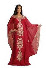Ramzan Eid Sale Dubai Long Kaftan Abaya Moroccan Farasha Ramzan Dress Hand Work