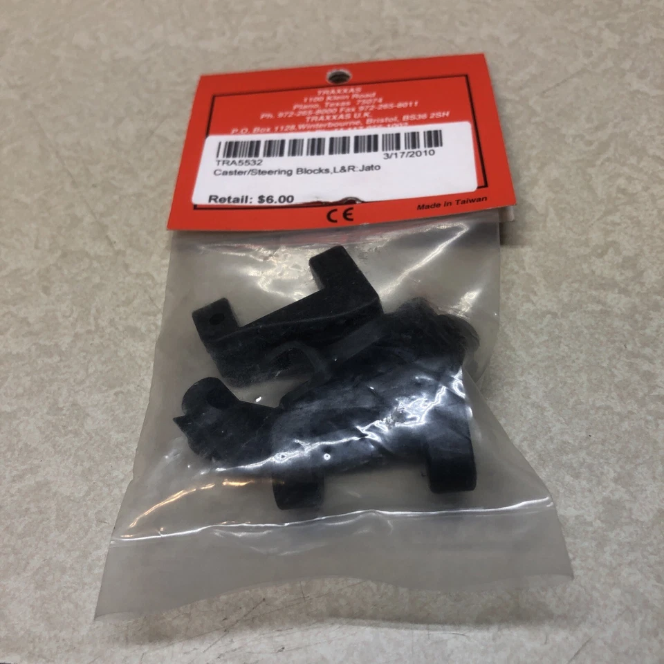NEW Traxxas TRA5532 Left and Right Caster and Steering Blocks, 30 Degree, Jato - Image 2 of 2