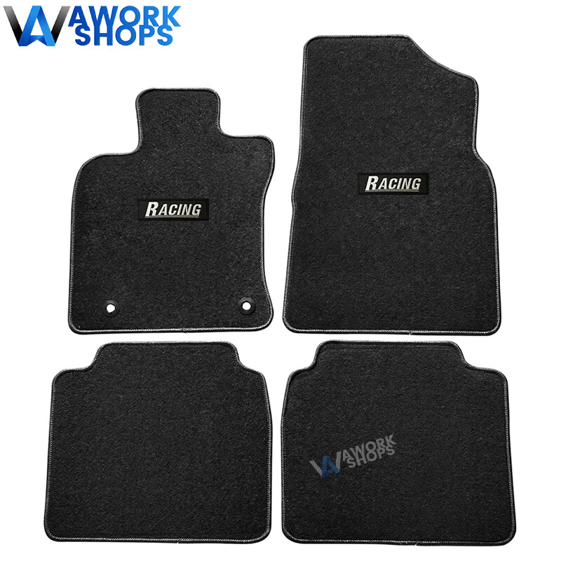 For 1923 Lexus ES300H ES350 Floor Mats Carpets Black Nylon Rear Front w/ racing eBay