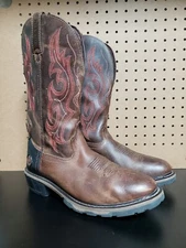 JUSTIN Men’s Cochise Pull On Workboots-WK4644 8.5 D