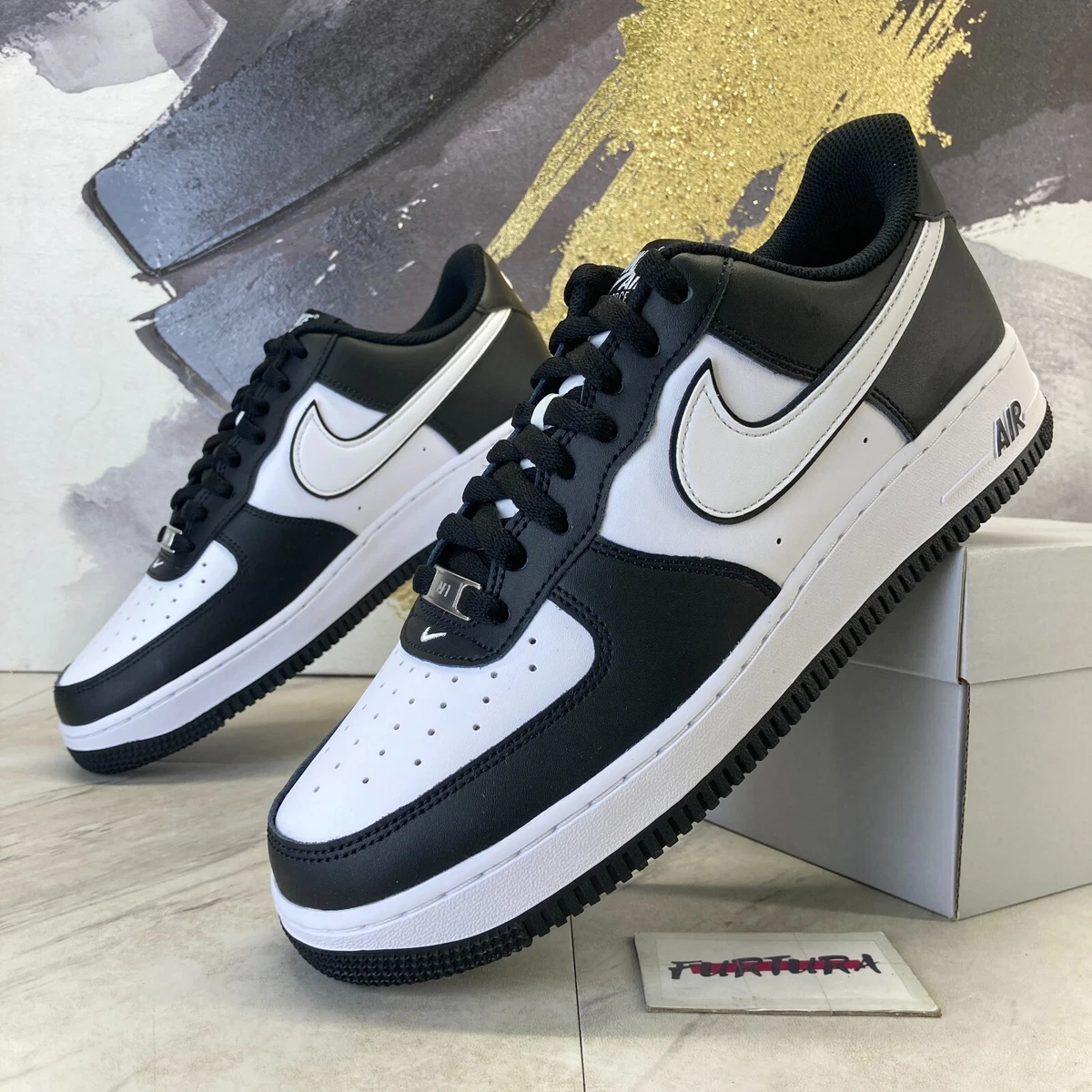 Nike Air Force 1 '07 Black White Panda DV0788-001 Men's Size 9 - 13 Shoes #128