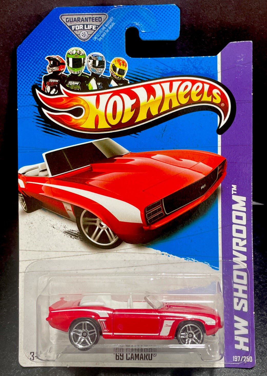 Hot Wheels 2013 ‘69 Camaro - HW Showroom- Red , PR5 Wheels - American Muscle
