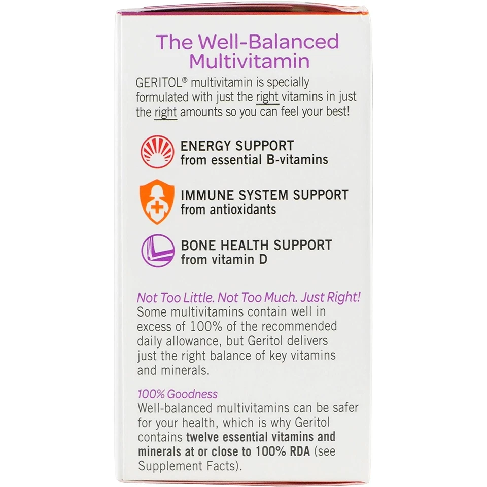 老糖醇多种维生素营养支持多矿物质补充剂片40片 — 第 4/4 张图片