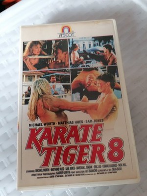 Karate Tiger 8 90Min. FSK18 1995  Michael Worth Hardbox ASCOT VHS 