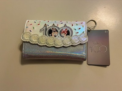 Loungefly Disney 100 Years Of Wonder Cake  Snap Wallet Mickey & Friends New 