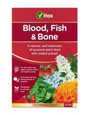 Vitax Blood Fish Bone Organic Fertiliser Fruit Vegetables Flower Growth 2.5kg 6.40 per kilo