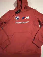 Puma BMW M Motorsport Essentials Men's Hoodie Sz S 621301 Cotton Blend NWT  