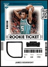2021-22 Panini Contenders #RTS-JBO James Bouknight Rookie Ticket Jersey E1