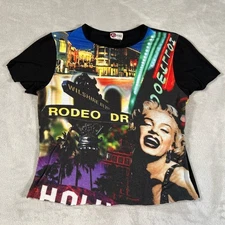 Vintage 90s Marilyn Monroe Shirt Women's Small Rodeo Drive Kings NYC Made In USA