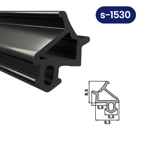 Fensterdichtung Gummidichtung 17 Type EPDM Fenster Dichtung Gummi Schwarz VEKA - Bild 13 von 26