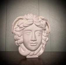 Sculpture of Medusa (Plaster of Paris) for wall hanging. Limited Edition