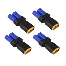 FLY RC 4pcs XT60 Male to EC5 Female Plug Connector Adapter for LiPo Battery...