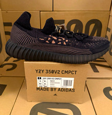 adidas Yeezy Boost 350 V2 CMPCT Herren Sneaker Low Top Schwarz 42 2/3 …