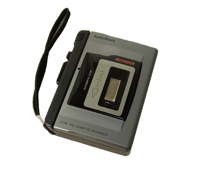 RadioShack Optimus CTR-112 Handheld Cassette Tape Recorder | Tested