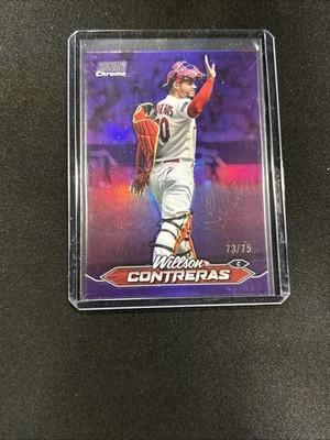 2024 Topps Stadium Club - Willson Contreras #250 Purple Refractor /75 Cardinals