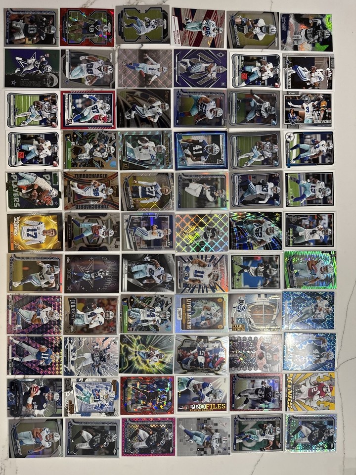 Dallas Cowboys CeeDee Lamb Dak Jaydon Blue RC Revel Booker Aikman 66-card lot