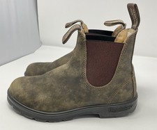 Blundstone 585 Classic Chelsea Boots Rustic Brown Leather Ankle Hiking AU 4 US 7