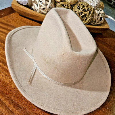 Vintage 1970s/1980s 100% Wool USA Made Open Road Style Cowboy Hat USA Size 7 