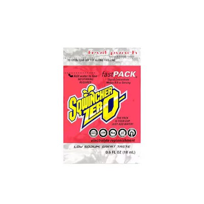 Sqwincher 159015501 Sugar Free Sports Drink Mix Liquid Concentrate 0.6 Oz.,