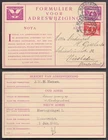 Stationary #4 - Netherlands address change postcard Den Bosch Maastricht 1931