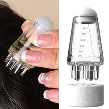 Scalp Applicator Hair Regrowth  Styling Solution Guide Comb Head Oil Roller