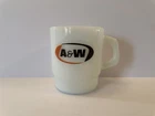 Vintage Fire King A&W Root Beer Stacker Advertising Mug Mint Condition