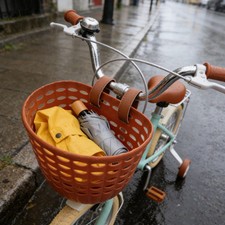  Kids Bike Basket: Detachable Bicycle Front Basket for Boys and Girls - Plastic