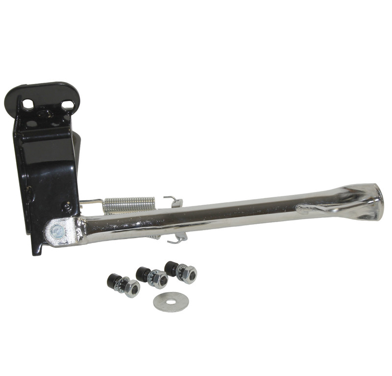 Béquille latérale chrome adaptable sur scooter Peugeot Speedfight 2