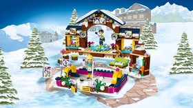 Lego Friends Snow Resort Ice Rink 41322 Nate Stephanie Skating Hockey
