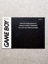 Game Boy Precautions Booklet - Manual Only - Game Boy
