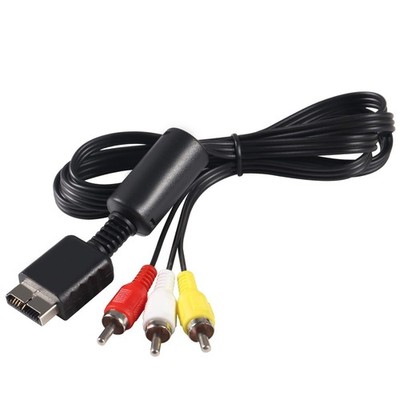 Aokin PS2 PS3 AV Cable, Audio Video RCA Cable Cord for Red,White,Yellow 