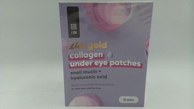 LE GUSHE Yellow Miracle Eye Masks Collagen Patches Dark Circles 30 Pairs